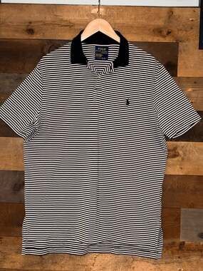 Polo Ralph Lauren Performance Striped Polo Shirt Size L